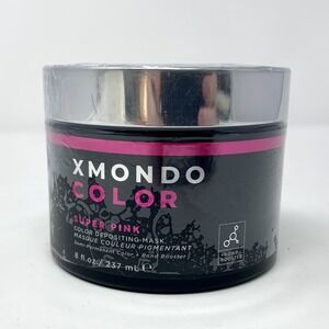 XMONDO Color Super Pink Hair Dye Healing 8 fl oz Vegan Semi-Permanent Sealed